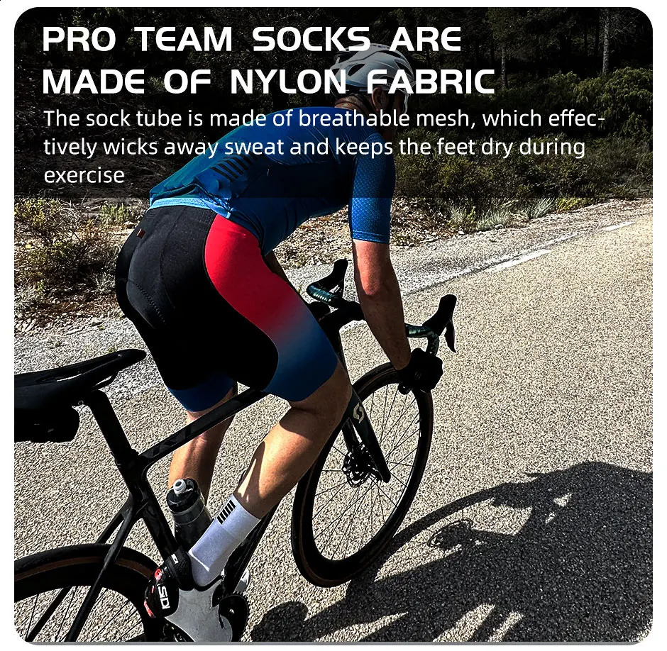 YKYWBIKE Sports Racing Cycling Socks Professional Sport Breathable Road Bicycle Men and Women Outdoor 9 color 260622 - view 5