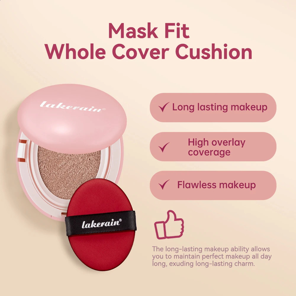 Semi-matte CC Cream Cushion Natural Concealer Whitening Long-lasting Creamy Texture Foundation Face Base Makeup Cosmetics 260625 - view 5