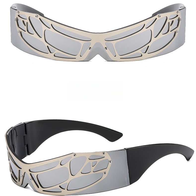 2026 Women's Designer Spicy Girl Hip Hop Punk Future Fashion Sunglasses European And American Festival Party Versatile Sunscreen Cross Border Sun - view 9