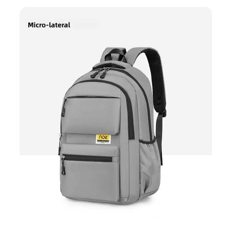 student casual backpack high school school bag fashionable minimalist laptop bag for men large-capacity outdoor travel bag M260626 - view 7