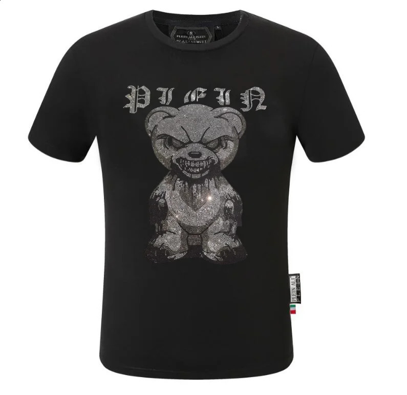 Homme Diamond Men PLEIN ALI Summer Slim Fit T-Shirts Men Short Sleeve Streetwear High Quality Outfits 260626 - view 4