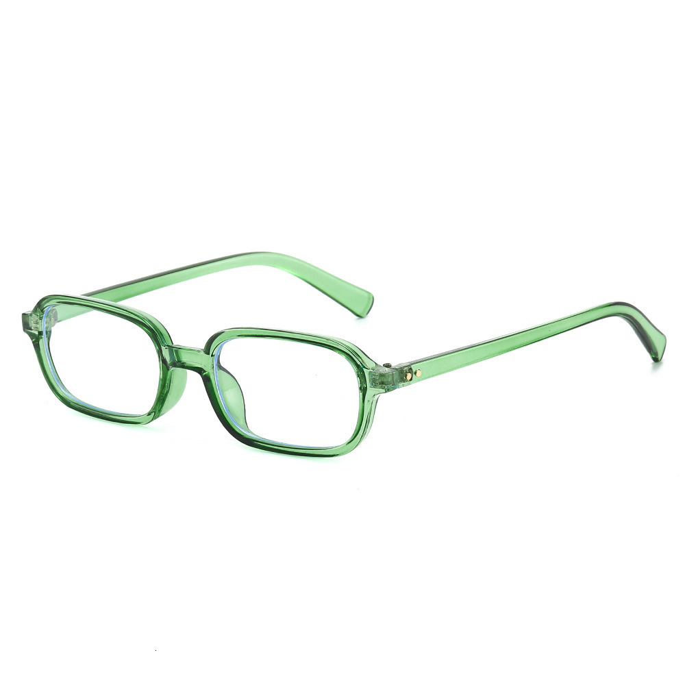 High-End With A Unique Trendy Style, European And American Fashion Small Square Frame Studded Sunglasses For Women, Flat Lenses, Ins Style - view 6