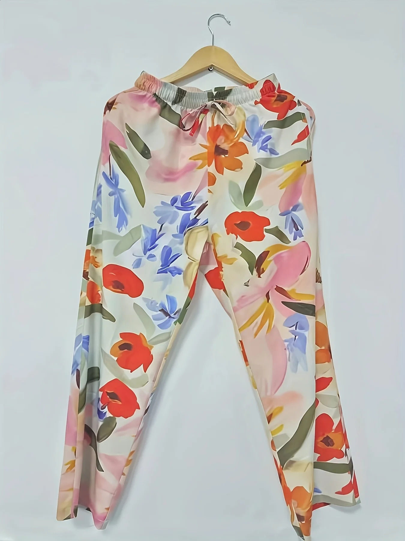 Printed HighWaisted Casual Pants Versatile Womens Trousers Styles Summer Clothing 260625 - view 4