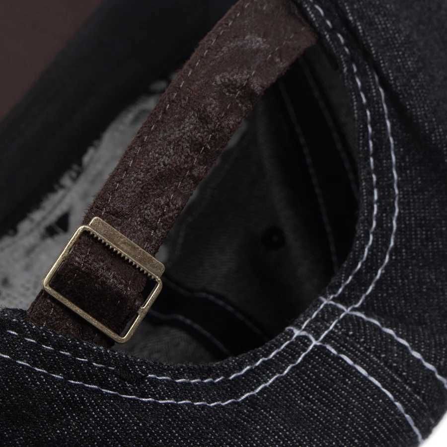 Summer Denim Mens Baseball Fashion Embroidered Letter Sun Visor Caps SnapMen Outdoor Casual Hip Hop Hat Adjustable M260626 - view 7