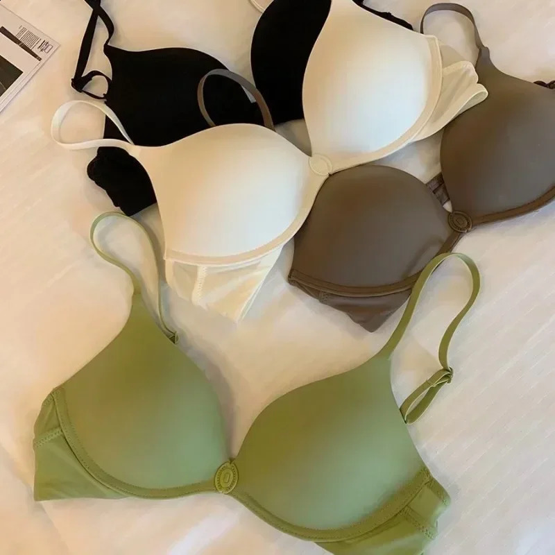 BANERDANNI Womens Push Up Bra Wirefree Hollow Cup Front Closure Lightweight Breathable Seamless Comfort for Small Chest 260626 - view 4