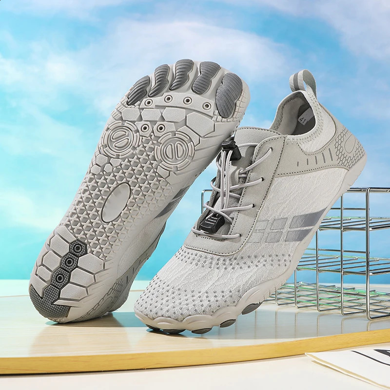 Mens Wide Toe Zero Drop Barefoot Shoes Breathable Minimalist Water for Outdoor Sports Climbing Running Wrestling 260626 - view 5