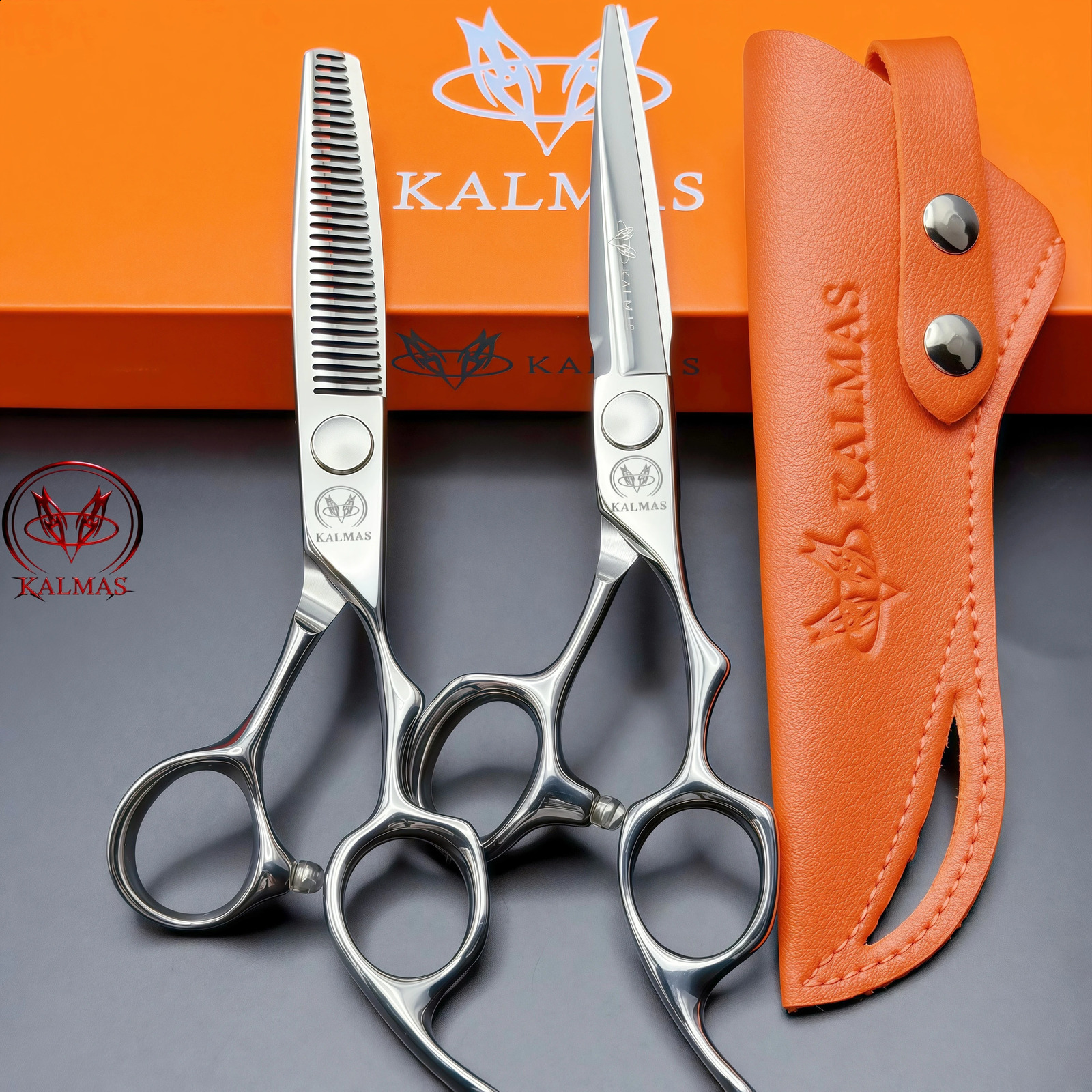 KALMAS 6 Inch Professional Hair Cutting Shears VG10 Steel Salon Barber Scissors 260615 - view 1