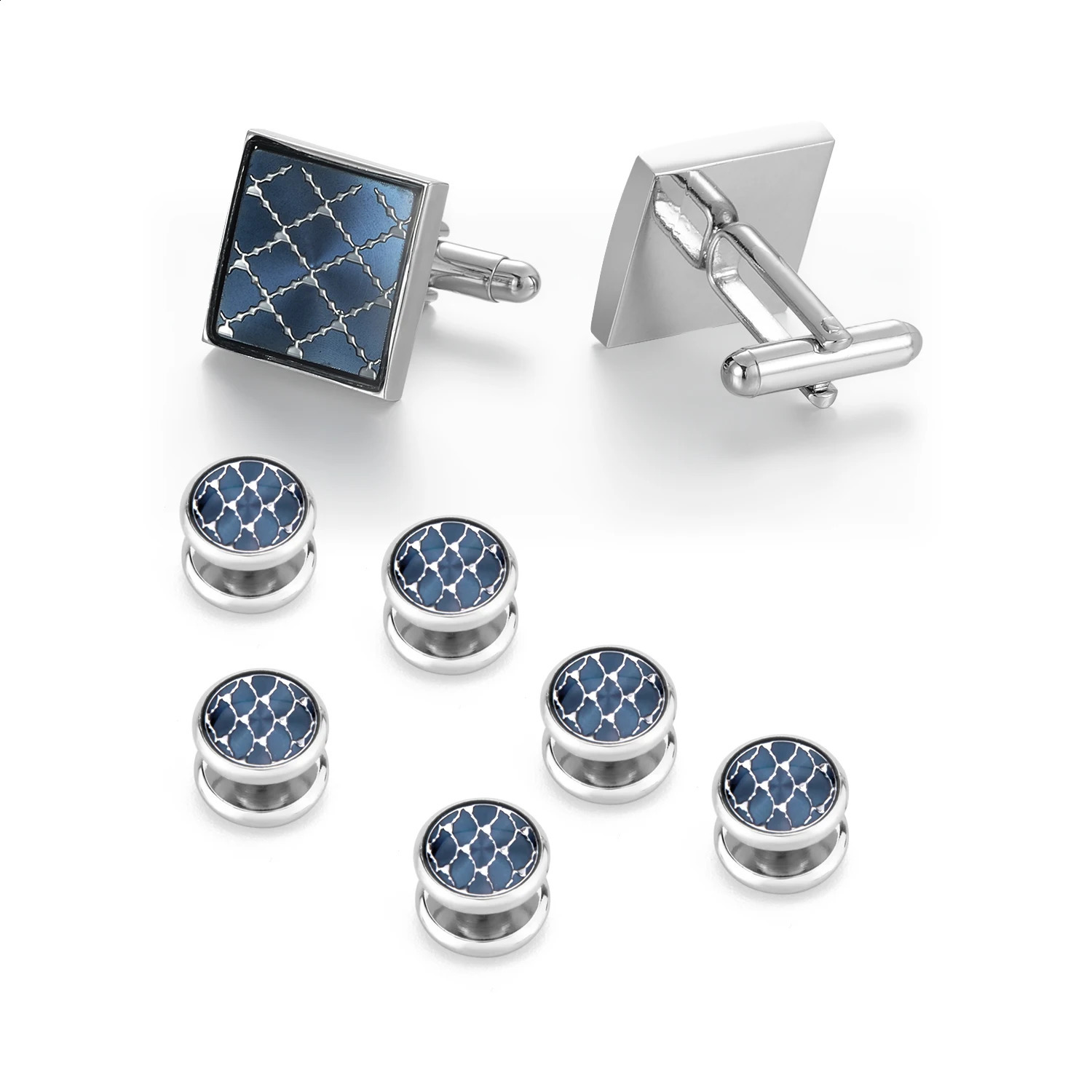 Cufflinks And Studs Set Shirt Studs And Cufflinks For Mens Classic French Shirt Cufflinks Wedding Gifts Men Accessories Tie Clip 260626