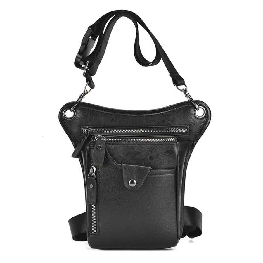 PU Waist Pack Drop Vintage Leg Bag Men Women Belt Hip Bum Bag Multi-Purpose M260626 - view 3