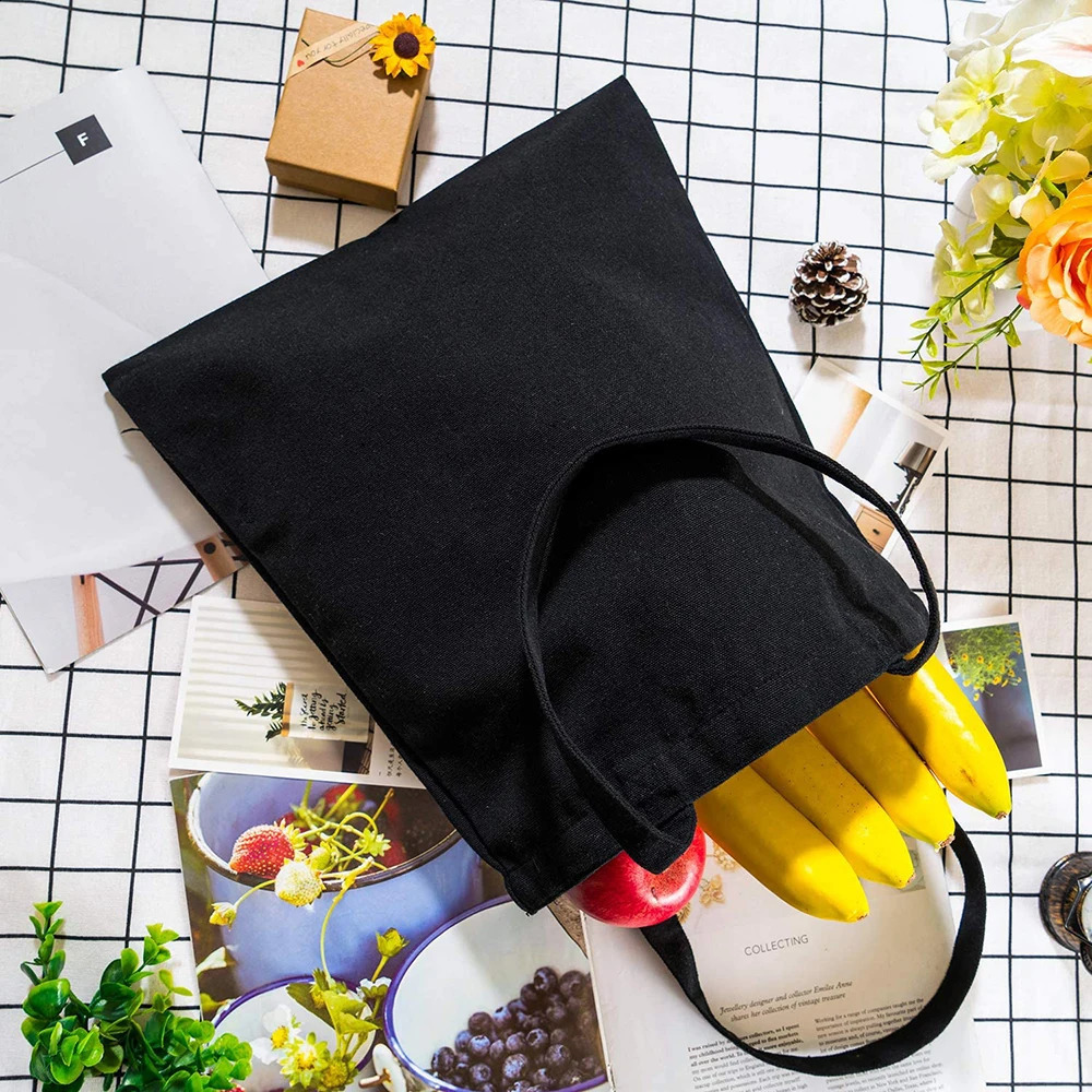 Ladies Shopping Bag All-match Letter Series Handbag Foldable Reusable Cloth Shopper Harajuku Style Bag Student Canvas Tote Bag 260625 - view 6