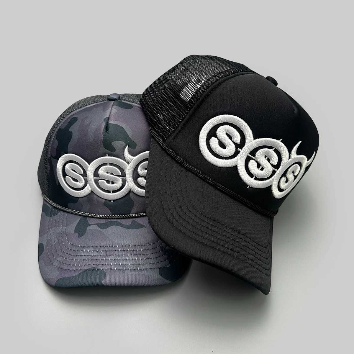 Embroidery Personal Devil Horns Letters Baseball Hats New Unisex Breathable Mesh Sunshade Hip Hop Versatile Outdoor Trucker Caps M260626 - view 3