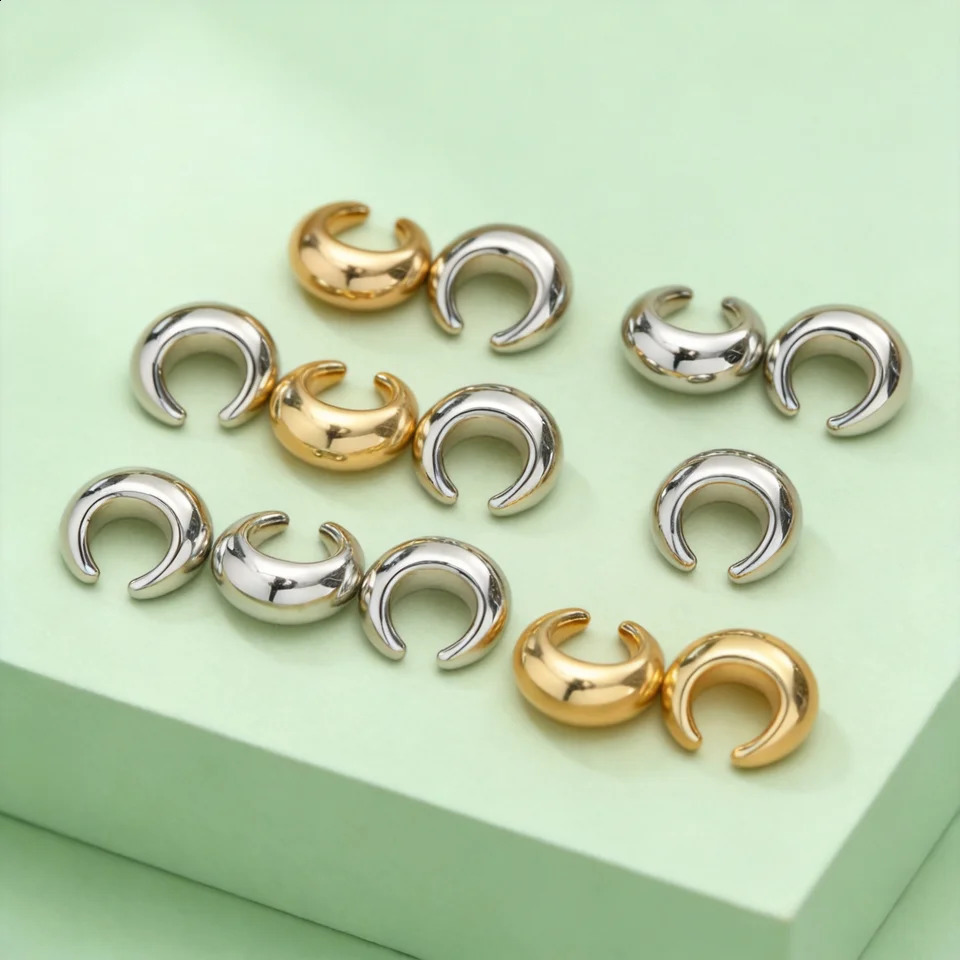 y Ear Cuff Faux Piercings Minimalist Clip Earring Hollow Bone Clamp boucles doreilles femme Unisex Jewelry Gift 260623