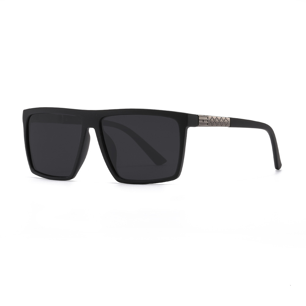 New Retro Large Square Sunglasses for Men, Polarized UV Protection, High-End Style, Men's Manufacturer wholesale - view 4
