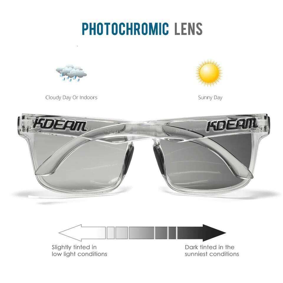 New KDEAM Colorful Design Men Square Polarized Sunglasses Cool Fashion Women Shades Sun Glasses Reflective Coating Lens UV400 26Y0626 - view 5