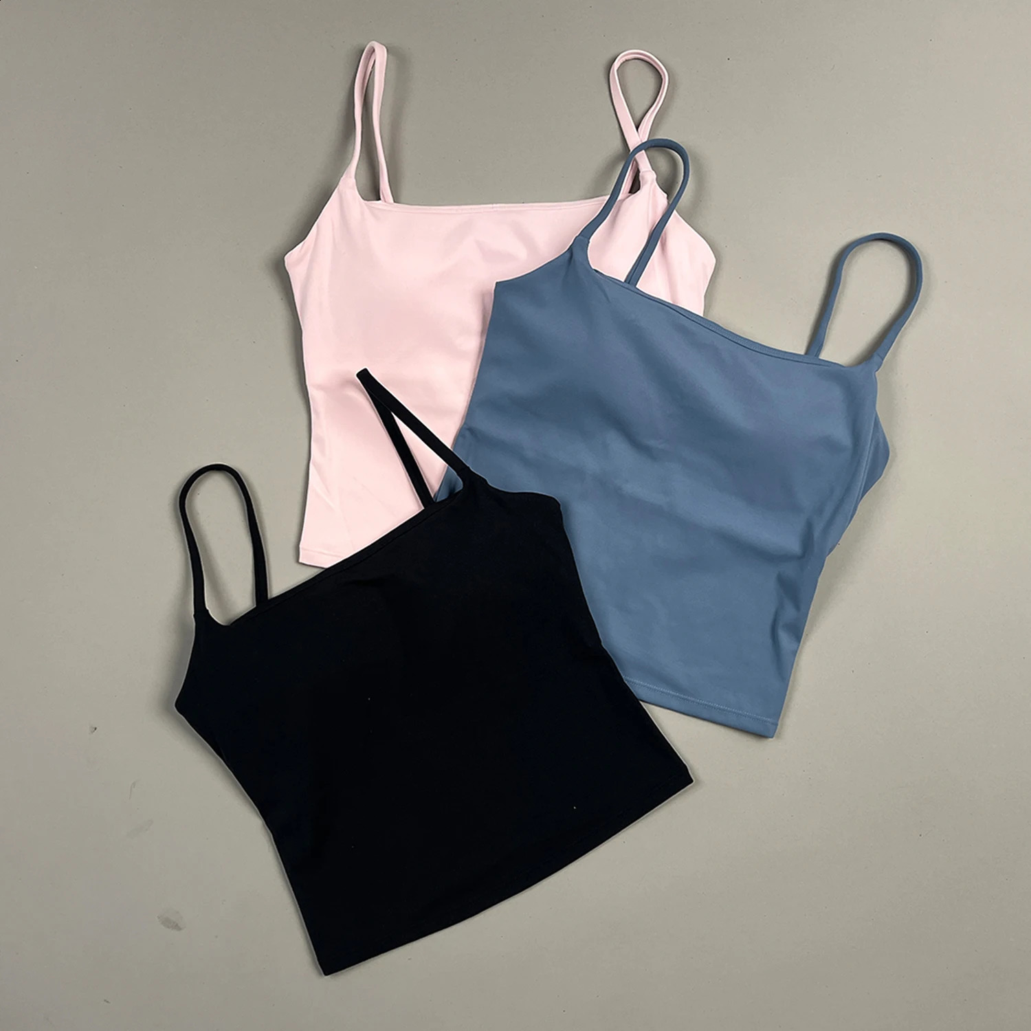 Softmotion Strappy Mid Vest Womens Yoga Sports Vest Fitness Bra Tank Tops Push-up Sports Bra Fitness Workout Running Gym Tops 260626 - view 5