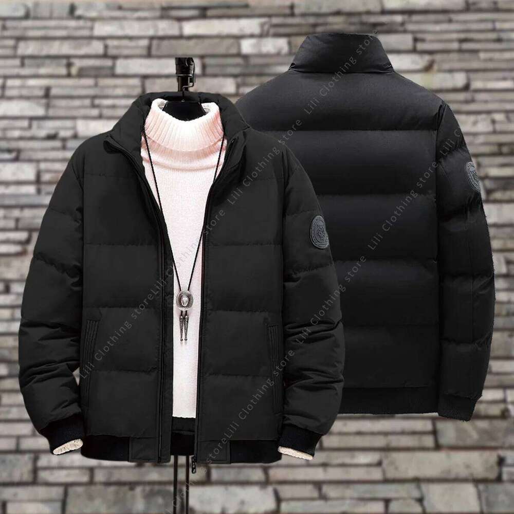 Wall Street Crocodile Coats Puffer Thick Warm Bomber Parkas Down Men's Winter Jackets New W260626 - view 6