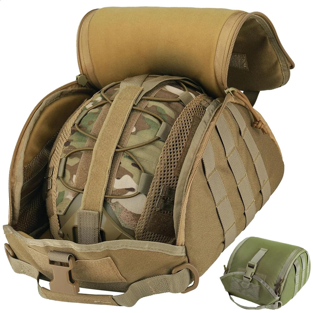 Tactical Fast Helmet Pack Helmet Storage Bag Outdoor Hiking Sports Motorcycle Cycling Carrying Pouch for Hunting Accessories 260626 - view 1