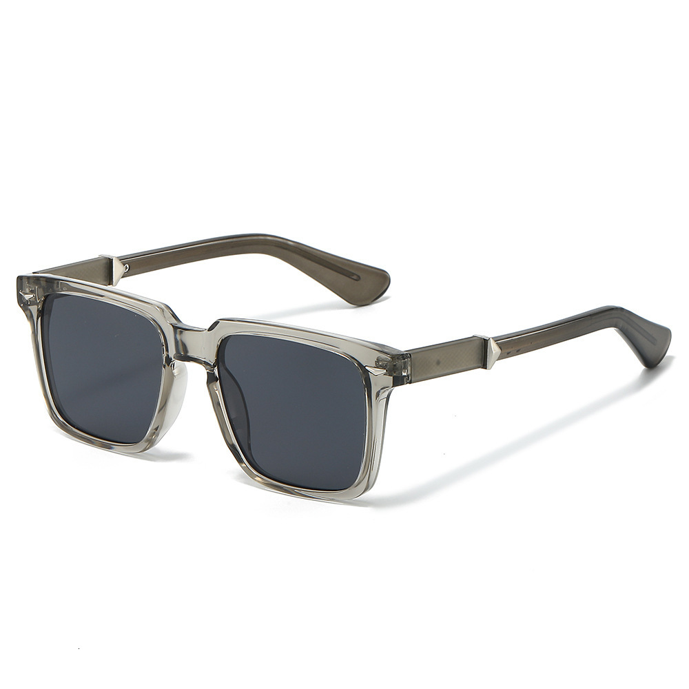 2026 European And American Square Frame CP Pin For Women, Trendy Designer UV Protection Fashion Sunglasses - view 6