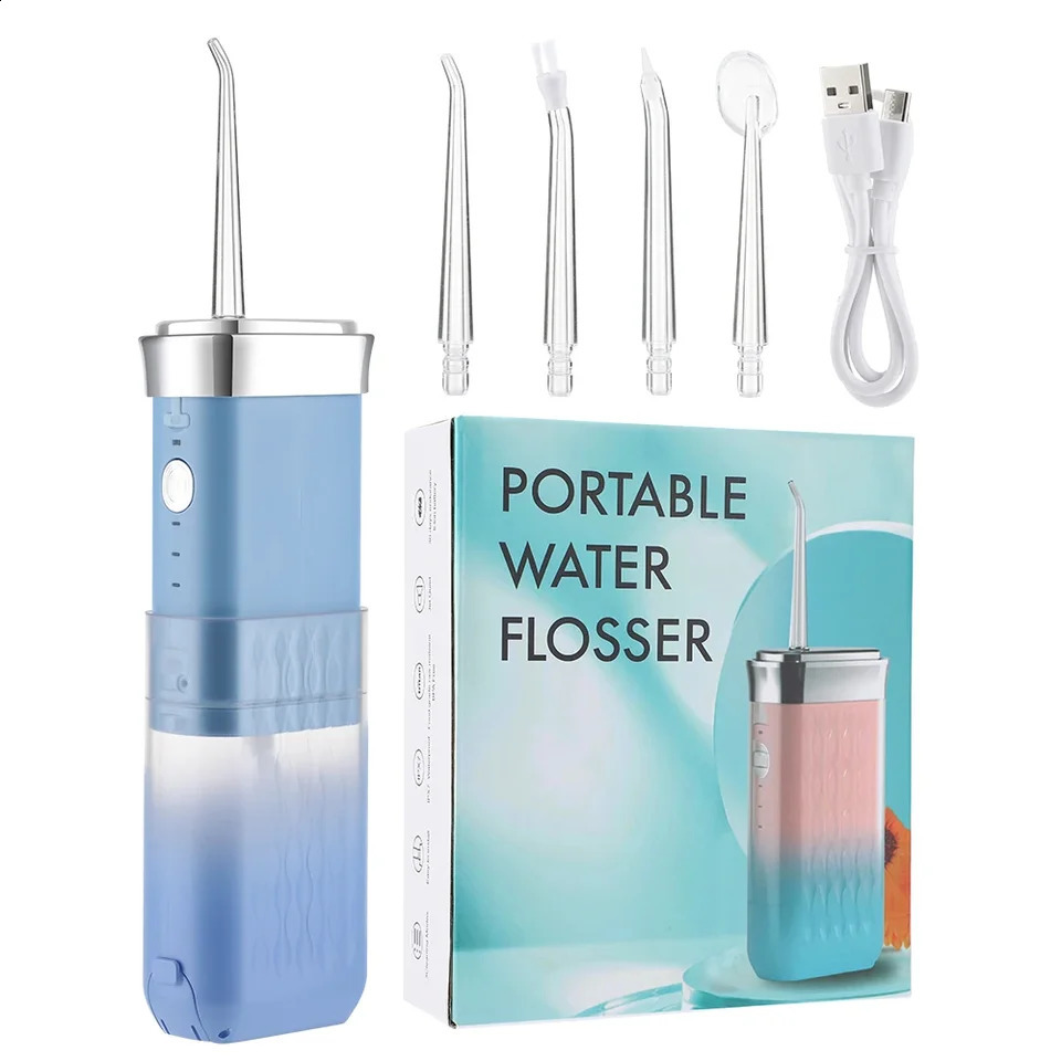Electric Oral Irrigator Rechargeable Water Teeth Cleaning Machine Cordless Dental Flosser Pick for Adult Home Travel 260626 - view 1