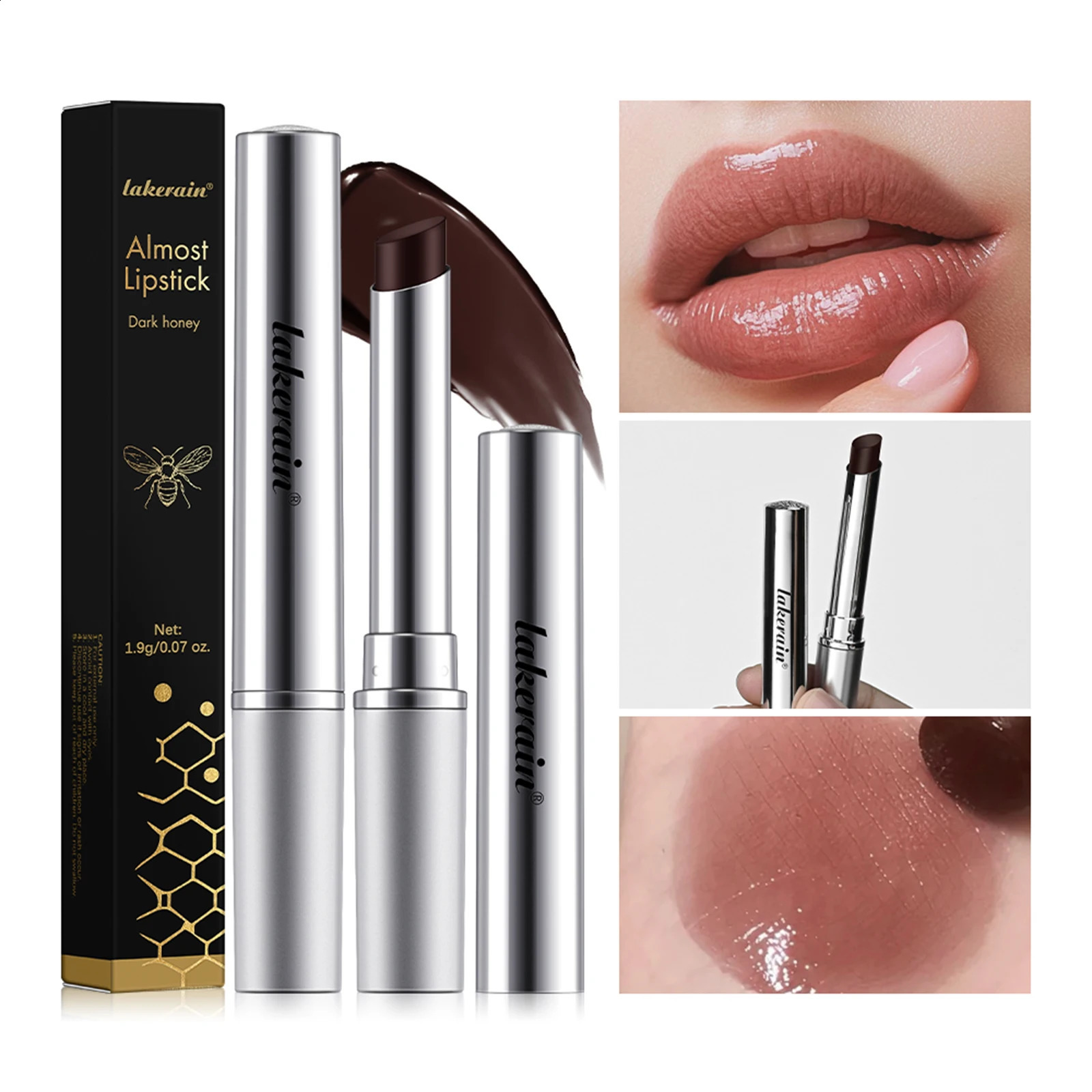 Black Honey Colorless Lip Balm Long-lasting hydration and nourishment Plumps and plumps lips Nourishing lip care cosmetic 260626 - view 3