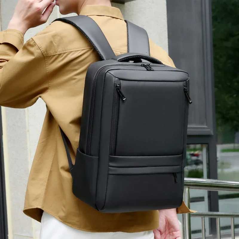 Functional Mens Business Backpack Multi Large Capacity USB Charging Port Space business Mens Backpack mens Computer Backpack M260626 - view 3