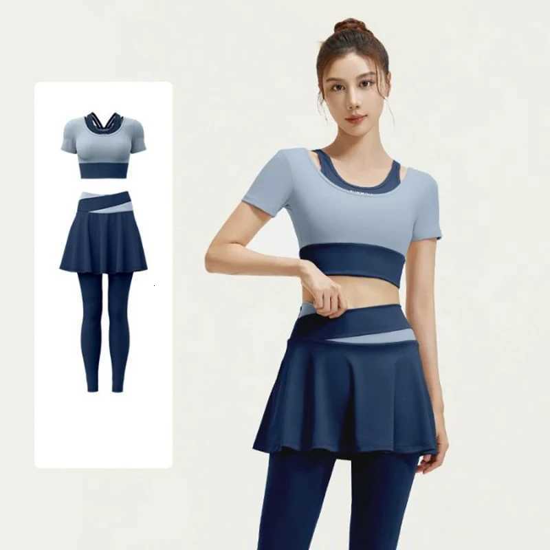 Feeling 2026 Naked Fashion Women Stretchy 2 Piece Yoga Set High Waist Butt Lifting Activewear for Running Fitness Workout M260626 - view 3