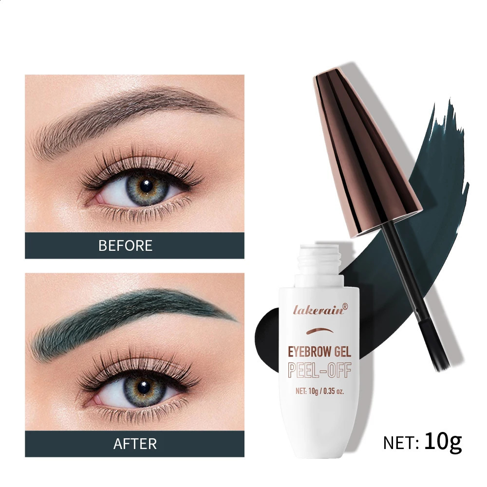 Waterproof Peel Off Eyebrow Gel Tint Semi Permanent Tattoo Brow Tint Transfer-proof For Fuller Defined Looking Brows Makeup 260626 - view 7