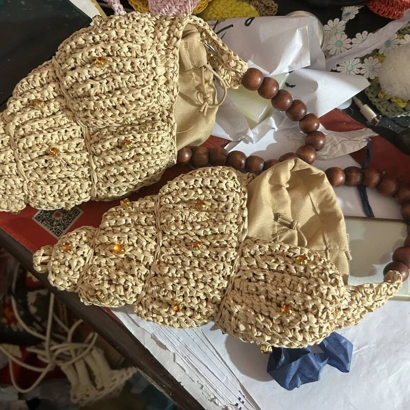 Hand-Woven High Quality Conch Luxury Pearl Chain Women Seaside Holiday Creative Shoulder Cute Shell Brand Crossbody Bag Andralyn - view 5