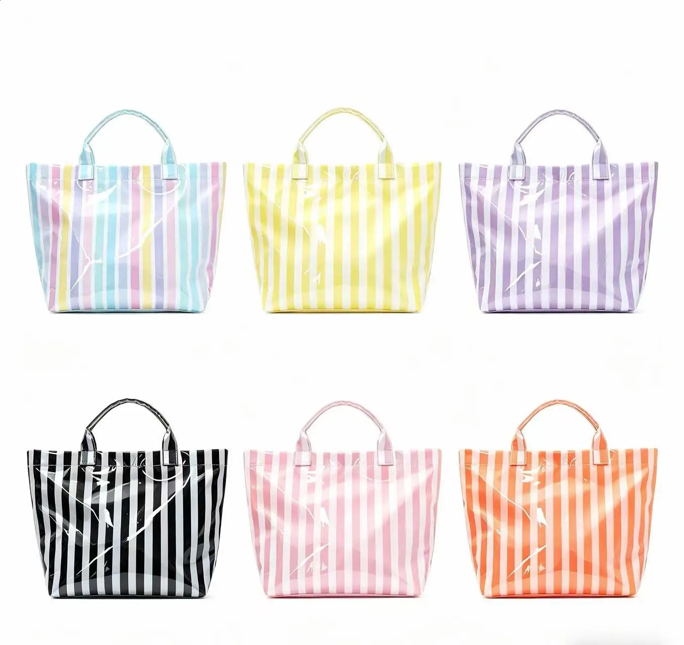 striped tote bag high value lightweight handbag commuting large capacity portable travel shoulder bag tote bag mothe 260626 - view 3