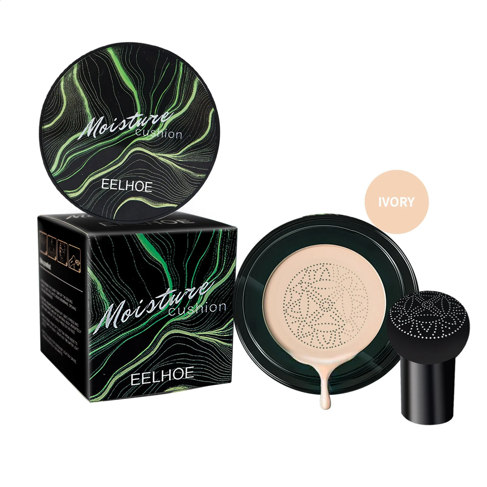 EELHOE Mushroom Head Air Cushion BB Cream Waterproof Moisturizing Face Cosmetics Brightening Makeup Base Magic Cream Foundation 260625 - view 3