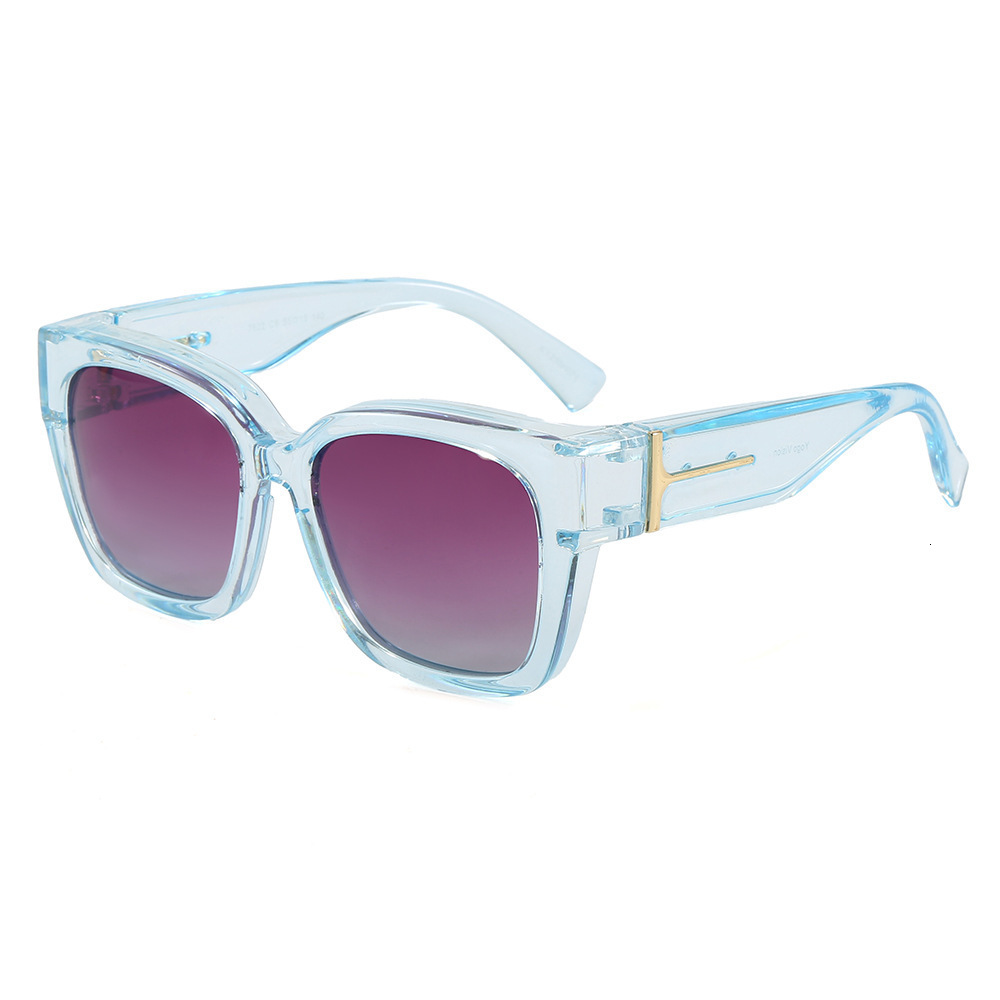 2026 Designer's New Large Frame Polarized Sunglasses With A High-end Feel Personalized And Fashionable Sunglasses For Spicy Girls Myopia Glasses - view 8