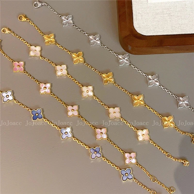 Fashion Personalized Natural Flower Bracelet for Women 2025 Stainless Steel Jewelry Bracelet Anniversary Gift260603 - view 6
