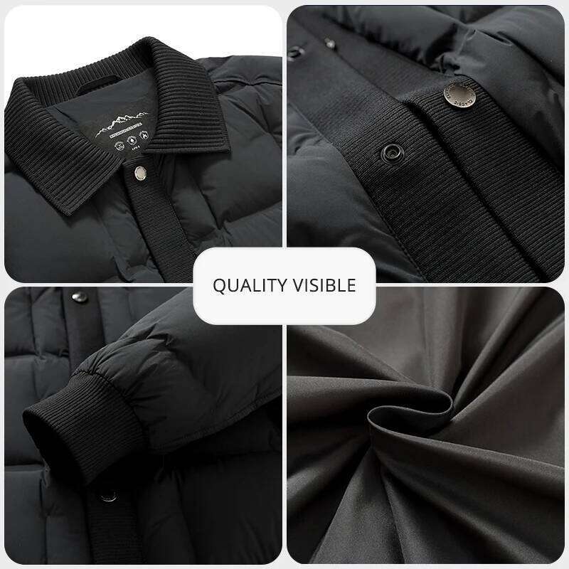High End 95% Brand Casual Fashion Men Down Jacket Streetwear Winter New Bomber Windbreaker Puffer Light Feather Coats W260626 - view 5