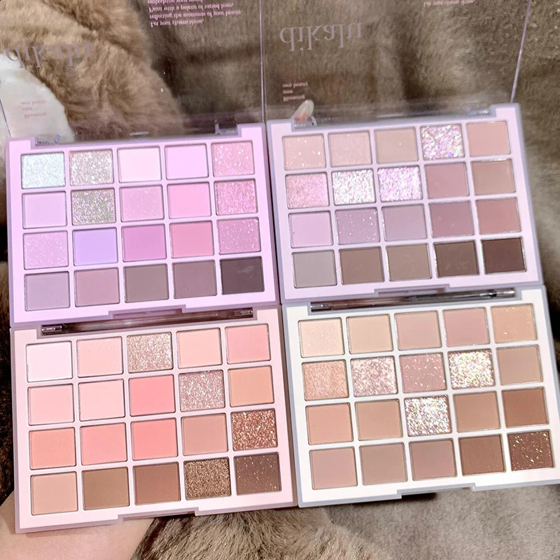 20 Colors Low Saturation Korean Eyeshadow Palette Purple Matte Pearlescent Long Lasting Waterproof Glitter Eye Shadow Eye Makeup 260626 - view 3