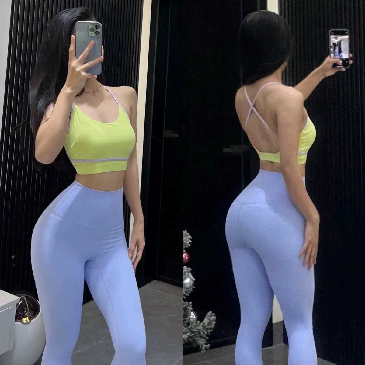 Fitness Backless Womens Suit One-Piece Set Quick Drying Yoga Pants Running Exercise Cropped Long Pants M260626 - view 4