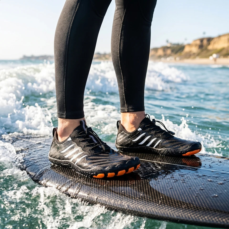 QuickDry Water Shoes For Men Barefoot Outdoor Aqua Lightweight Wading Beach Swimming Fitness Cycling Breathable Sneakers 260626 - view 3