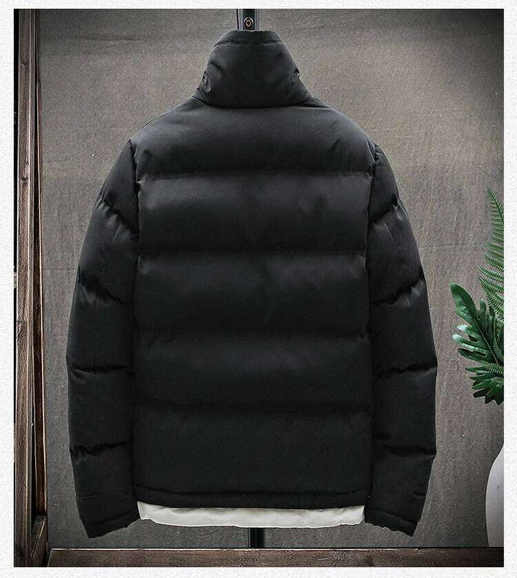 winter and Cotton coat 2026 new style stand collar parka jacket Men's windproof thick warm man's parkas J260626 - view 7
