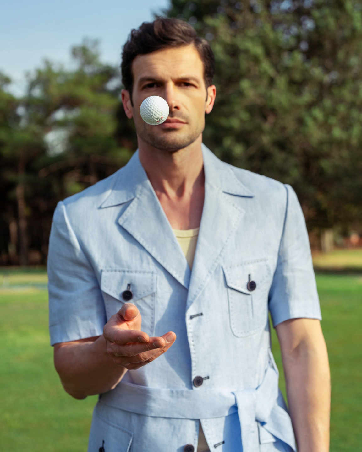 Summer Short Sleeve Men Suits 2 Pieces Single Breasted Wedding Tuxedos Groom Outfits Customized Blazer traje juvenil - view 5