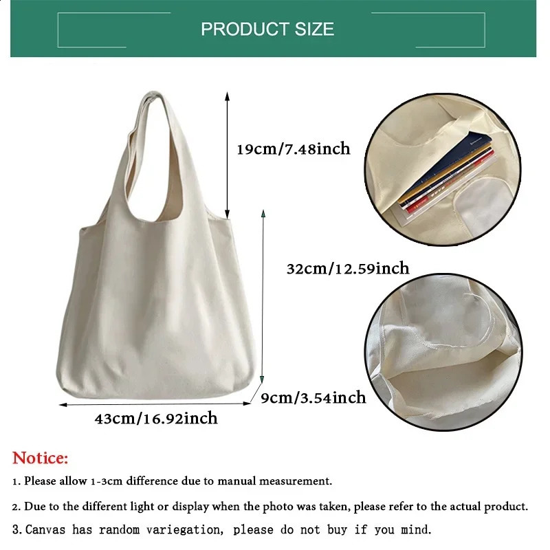 Custom Name Floral Alphabet Print Tote Bag Personalize Canvas Portable Large Capacity Handbags The Christmas Birthday Gifts 260625 - view 3