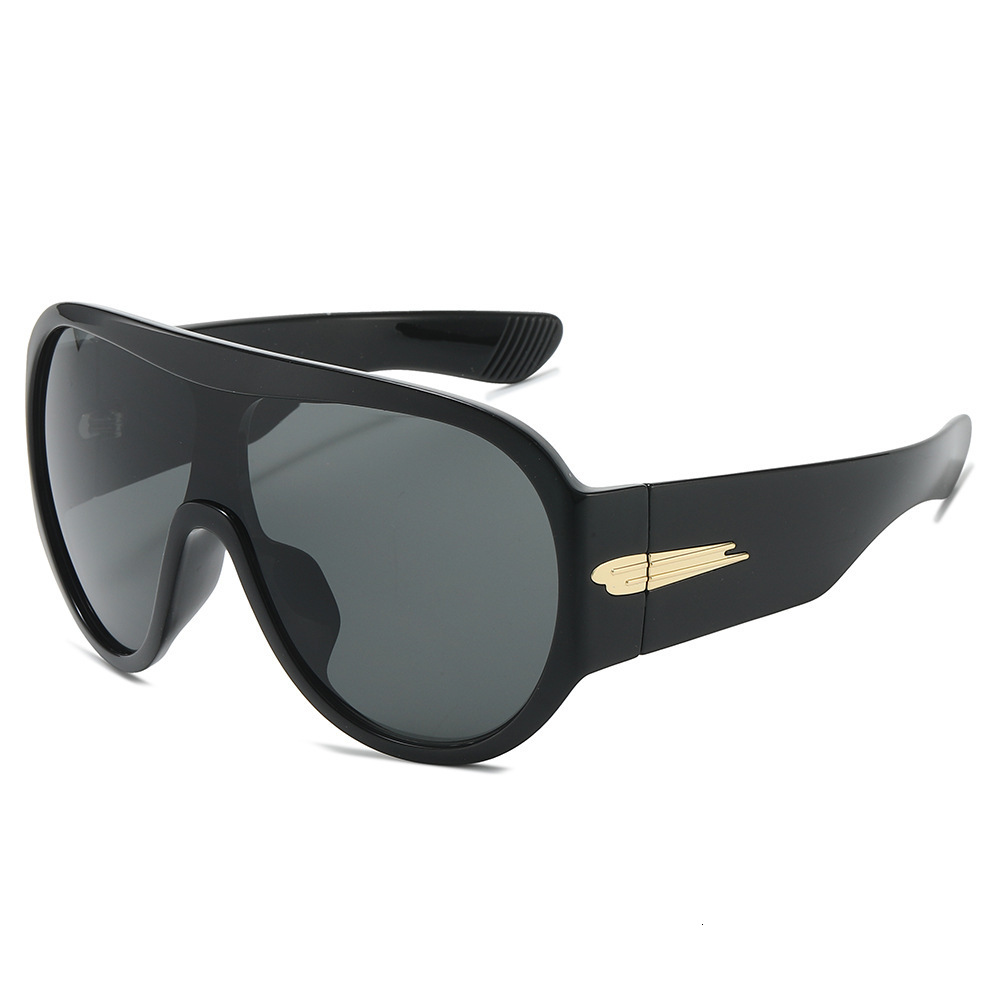 New High-Quality Large-Frame Fashion For Sales, 2026 Model, Same Style As Popular On Social Media, Super Cool UV Protection Sunglasses - view 6