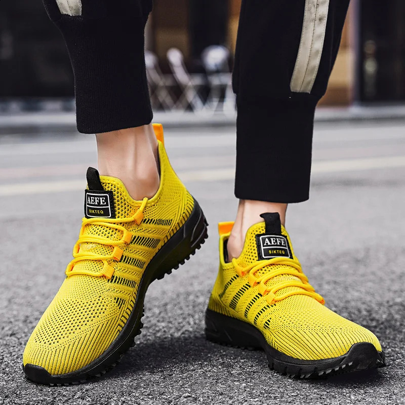 Fashion Mens Sneakers Breathable Mesh Casual Shoes Comfortable Non Slip Outdoor Running for Men High Quality Sneaker 260626 - view 5