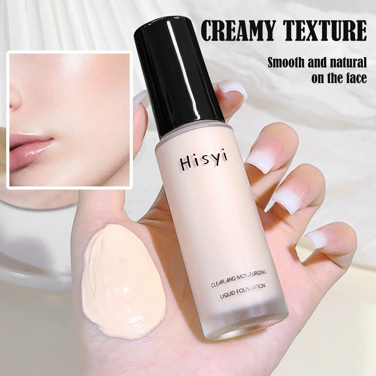 HISYI Moisturizing contour foundation whitening waterproof and sweat-proof makeup concealer long-lasting makeup cosmetics 260625