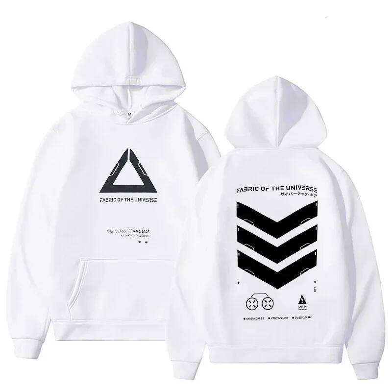 Cosmic Fabric Techwear Network Punk Fashion Hoodie Casual Street Roller Skating Running Sweatshirt Cyberpunk Style W260626 - view 3