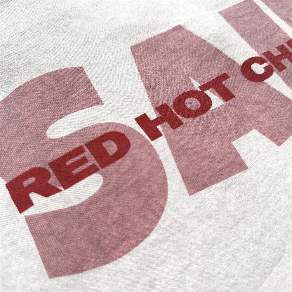 Washed Saint 26SS RHCP Cut Sleeves T-shirt Men Women Quality Tops Tee T Shirt 260626 - view 6