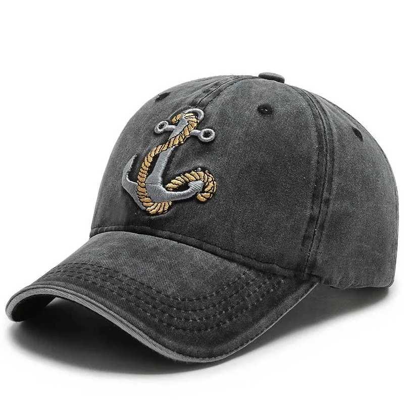 Cool New Hot Hat sale Mens Spring Summer Trend Embroidered Cowboy Cotton Washed Baseball Duck Tongue Hat Outdoor Travel Sun Hat M260626 - view 6