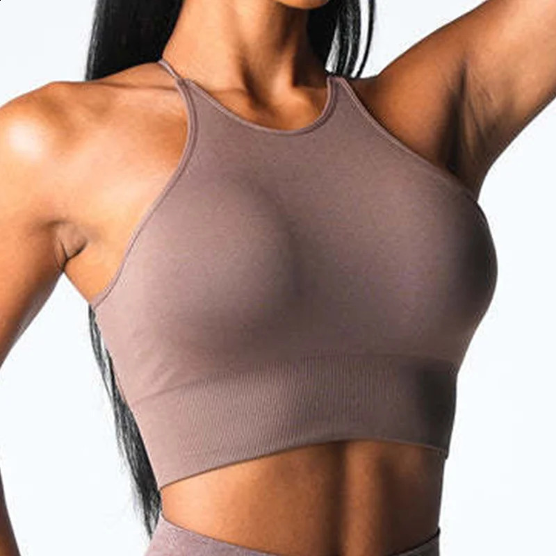 Yoga Top Backless Sport Bra Womens Underwear Seamless Fitness Inner Padded Yoga Vest Bralette Woman Gym Sports Bra Sportswear 260626 - view 4