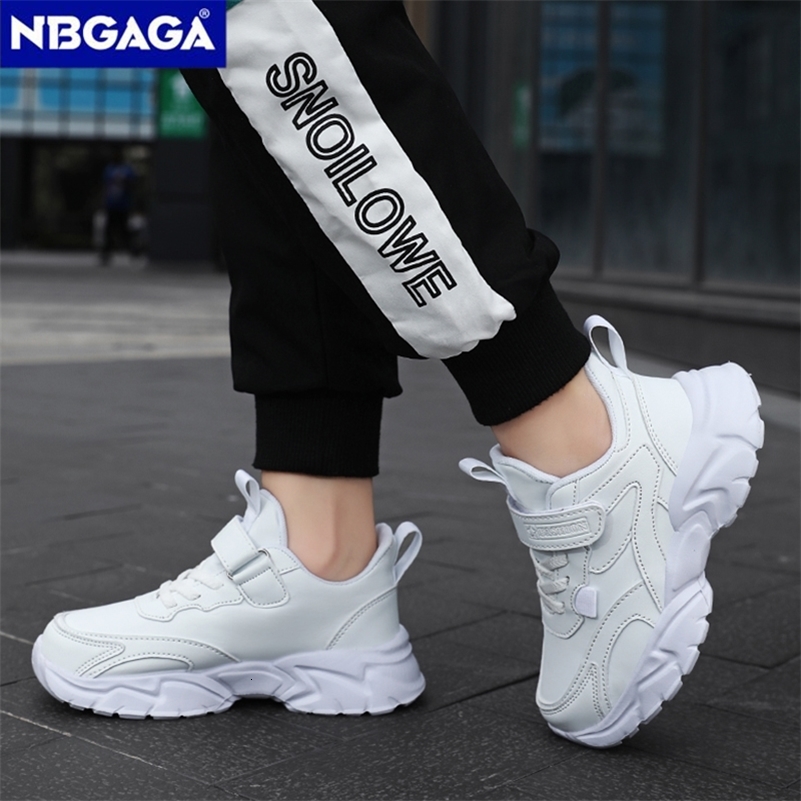 Sport Girl Casual Shoe Leather 5-16Years Boy Tenis Shoe Outdoor Children Running Sneaker Anti Slip Soft Sole Walking Footwear 260617 - view 7