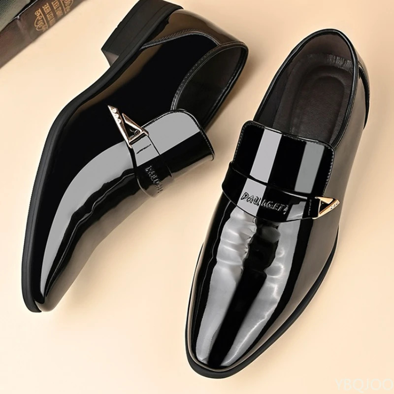 2026 Large Size Fashionable Mens Office Formal Shoes Low Cut Daily Comfortable Pointed Multifunctional Wedding 260624 - view 1