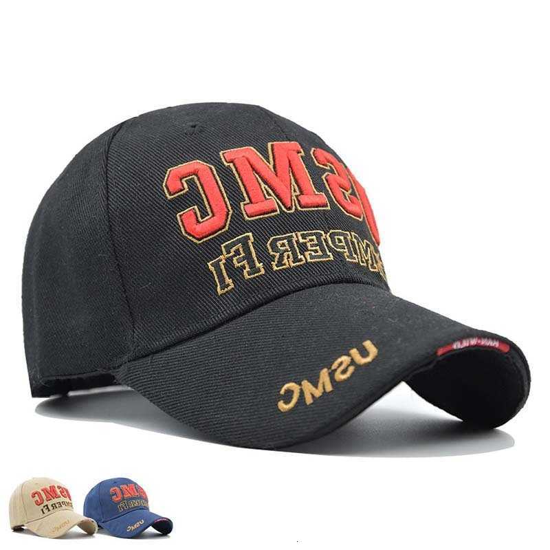 Outdoor High Quality Baseball Caps Sports USMC Hat Embroidery Visor Curved Brim Hat Men Women Casquette Gorras M260626 - view 1