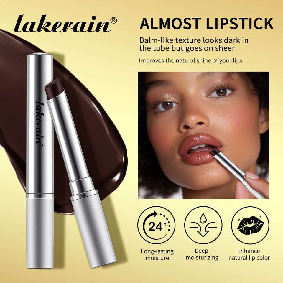 E Smooth Almost Lipstick Nourishingizing Tinted Lip Balm in Black Honey Enhancing Natural Color Lip Care Makeup 260626 - view 4